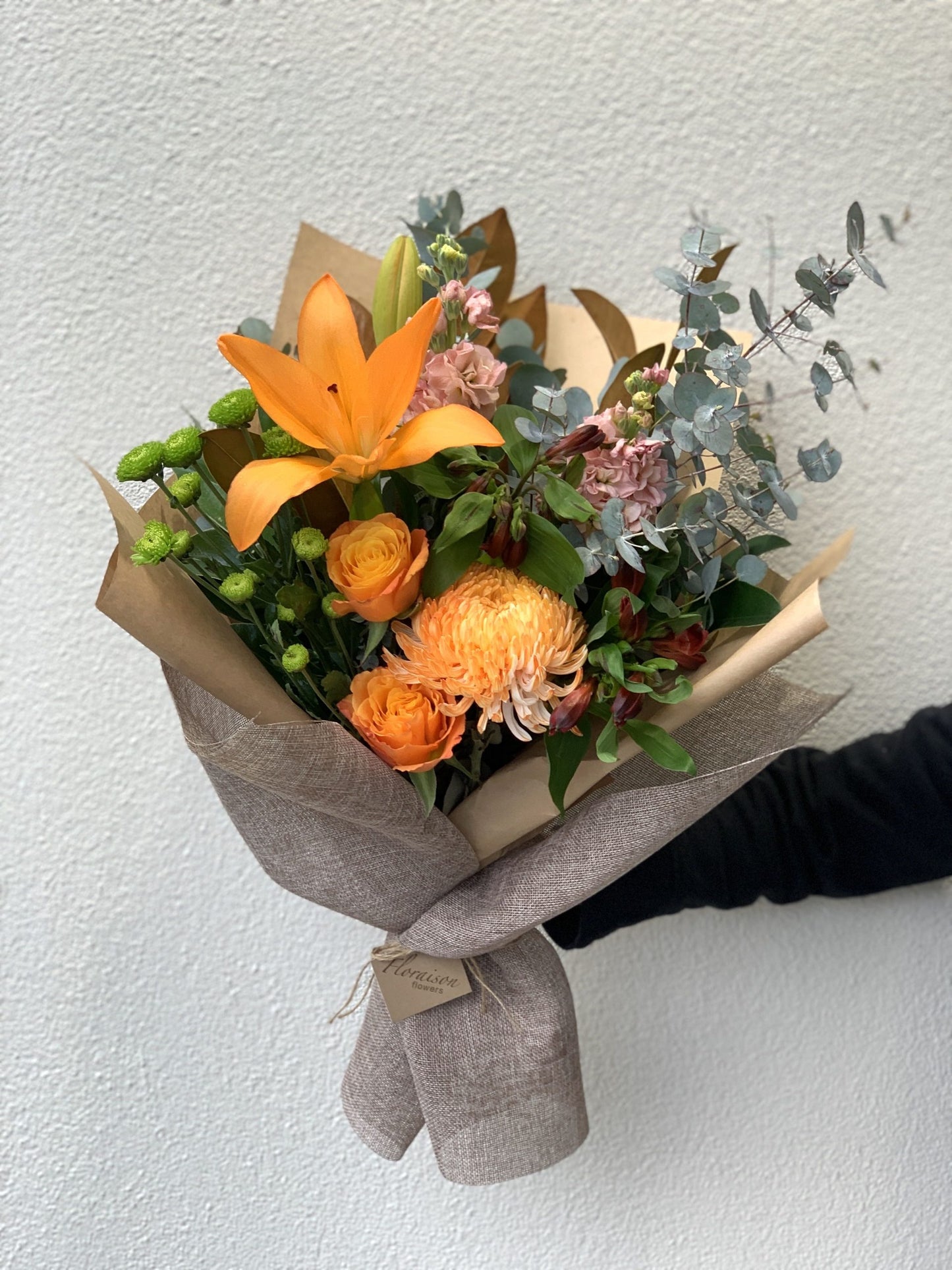 Florist Choice Flower Small Bouquet (Autumn Colour Theme)